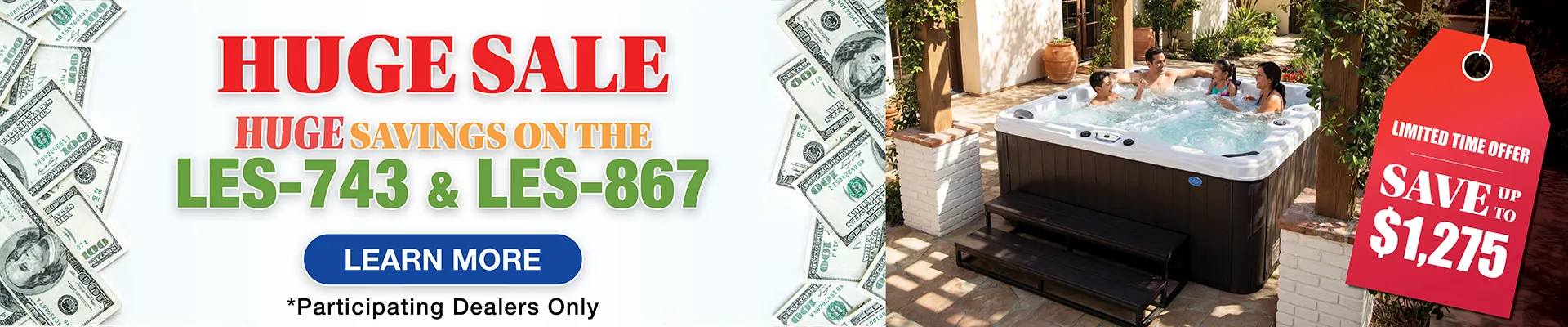 Calspas hot tub being used in a family setting - Chandler